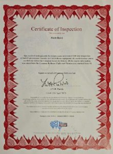 Cameron UK certificate